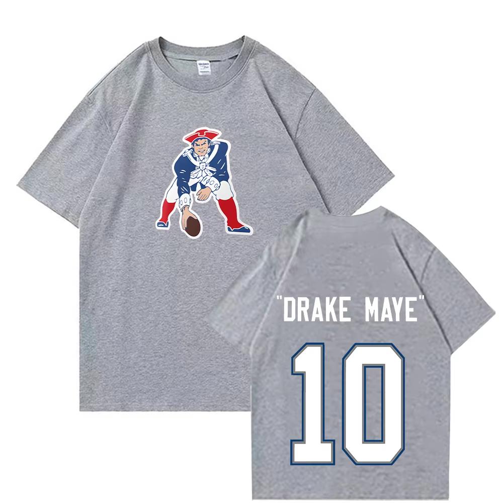 Drake Maye New England Patriots Nickname TShirt for Unisex pure Cotton Tshirts Short Sleeve Tops High Quality Breathable Top