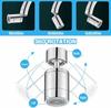2 Modes Kitchen Faucet Spray Head Filter Adjustable 360° Rotary Splashback Tap Nozzle Bubbler Kitchen Sink Faucet Aerator