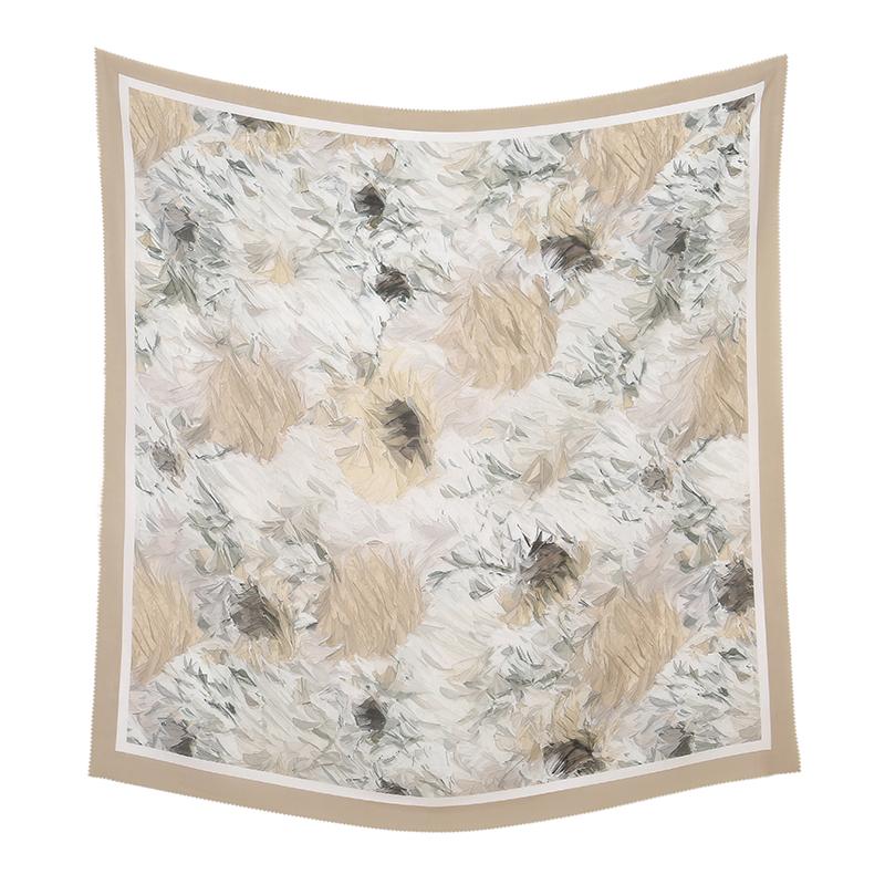 Малайзия Цветочный Принт 110 Квадратный Шарф Мусульманский Хиджаб Женщины Элегантные Шали Дамы Повседневный Головной Платок Тюрбан Косынка Оптовая Продажа