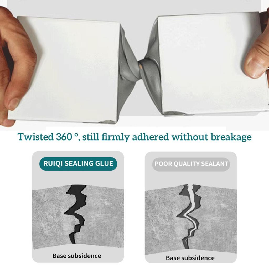 Герметик для бетона 500 мл Водонепроницаемый ремонтный герметик Быстросохнущий Сильный клей Предотвратитель протечек для кухни ванной комнаты гаража