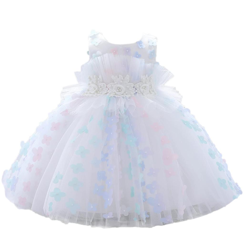Baby Shrine Visit Baby Commemorative Photo Ceremony Wedding Baby Shower Kids Kindergarten Entrance Ceremony Formal Gift for Birthday [DiiFoky] Dress,