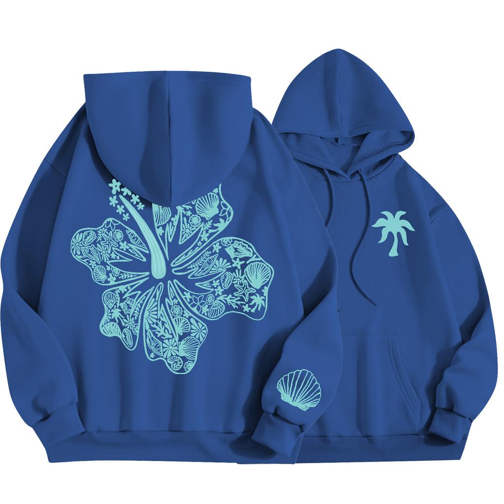 Женская мода, женский легкий пуловер с длинными рукавами и карманами, толстовка с капюшоном в стиле консервативного стиля