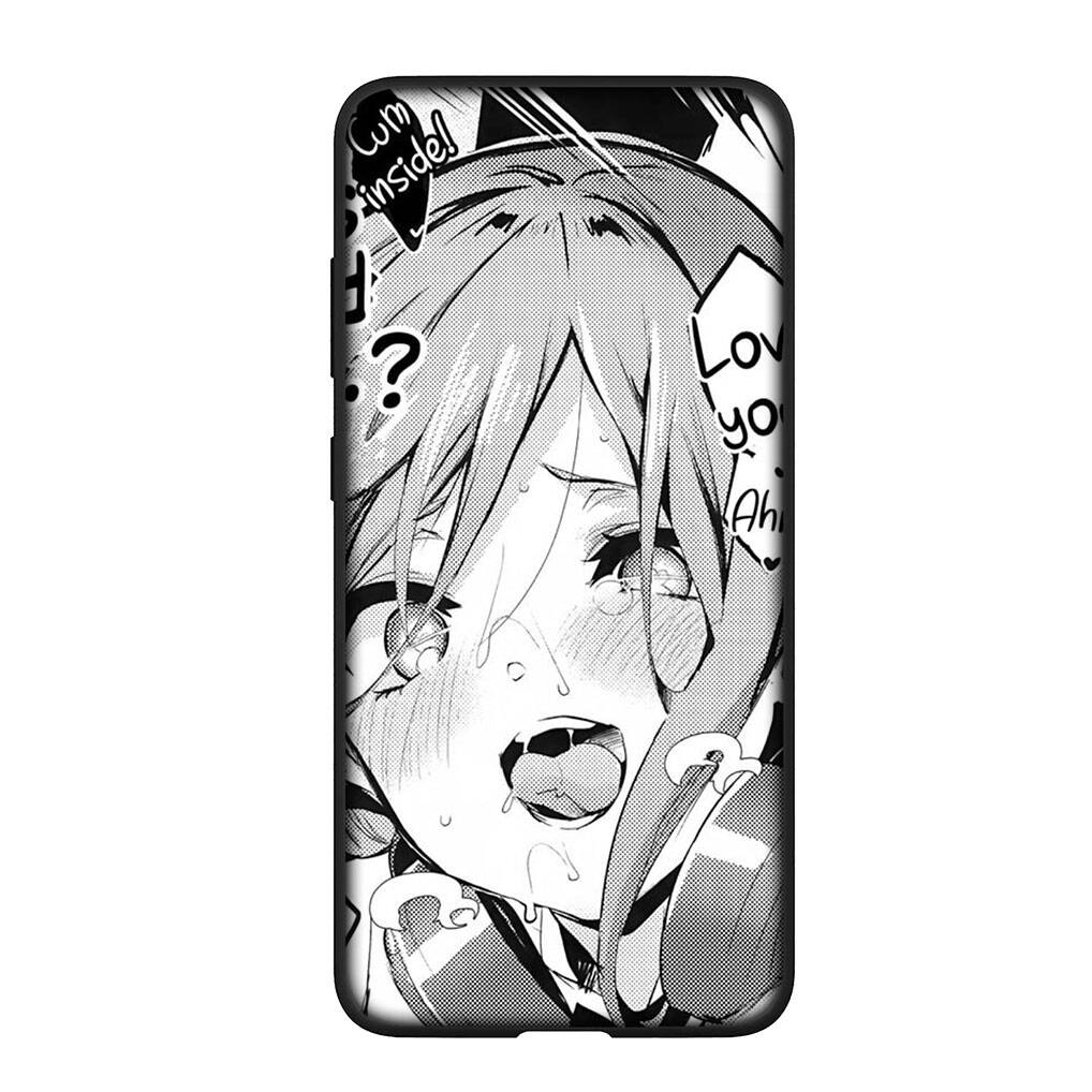 Для iPhone 17 16 15 Xiaomi Poco F7 F8 X7 X6 C85 C75 C71 M8 Redmi Note 14 13 12 Pro Max 14C 13C 15C A3 A4 Чехол Ahegao Харадзюку Аниме Девушка Ваифу Обложка