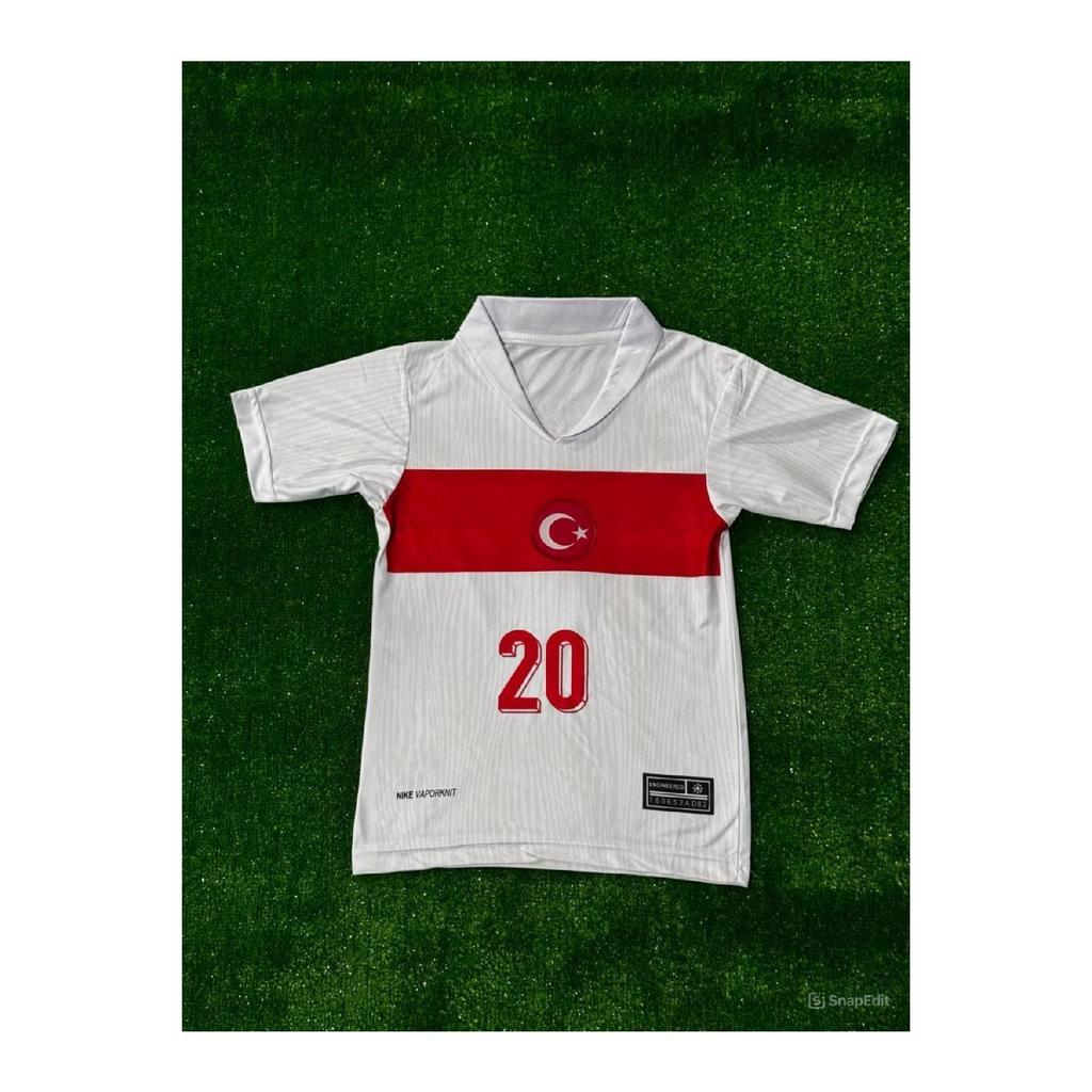 Турция Евро-2024 Индивидуальный состав Чемпионат Европы Белая майка