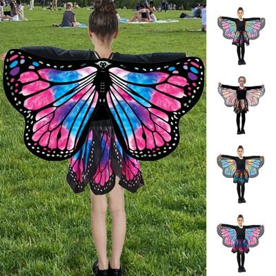 Костюм бабочки для девочки Yousheng из 2 предметов с юбкой-пачкой, яркий цвет, универсальная сезонная одежда, карнавальный костюм для косплея, наряд феи