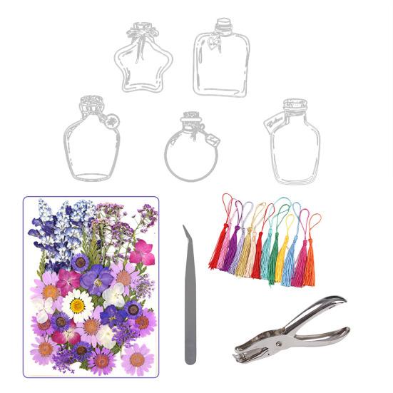 20 шт. Прозрачные закладки из сухоцветов своими руками, изготовление закладок из прессованных прозрачных цветов