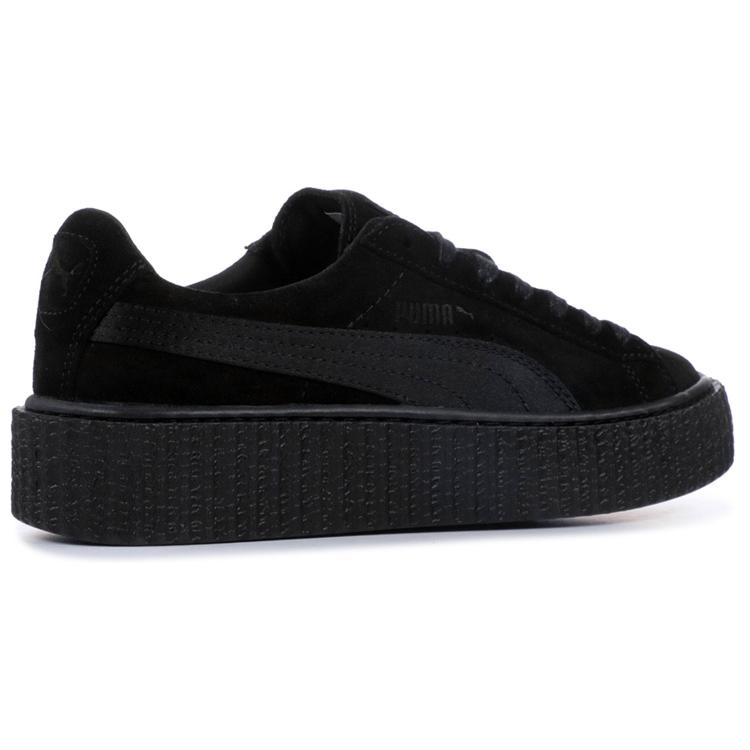 PUMA Creepers Rihanna Fenty Satin Black Womens 362268-01
