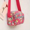 Повседневная нейлоновая сумка через плечо с многослойным цветочным принтом, классическая сумка-тоут, винтажная сумка для женщин и девочек