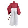 Костюм для косплея в японском стиле HIMURA KENSHIN, кимоно для Хэллоуина, нарядная одежда для кендо самурая