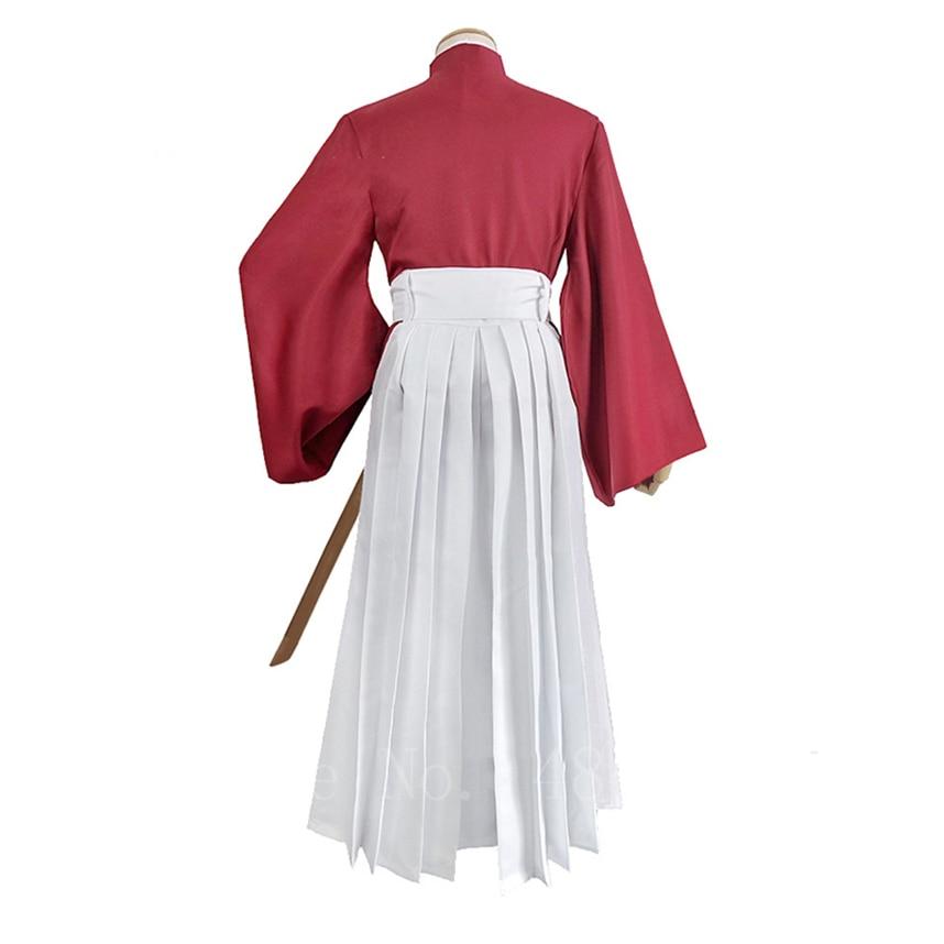 Костюм для косплея в японском стиле HIMURA KENSHIN, кимоно для Хэллоуина, нарядная одежда для кендо самурая