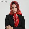 High-quality Luxurious Silk Scarves Headband Scarfs Neck Scarf For Women Chain Silk Scarf Women's Decorative Shawl