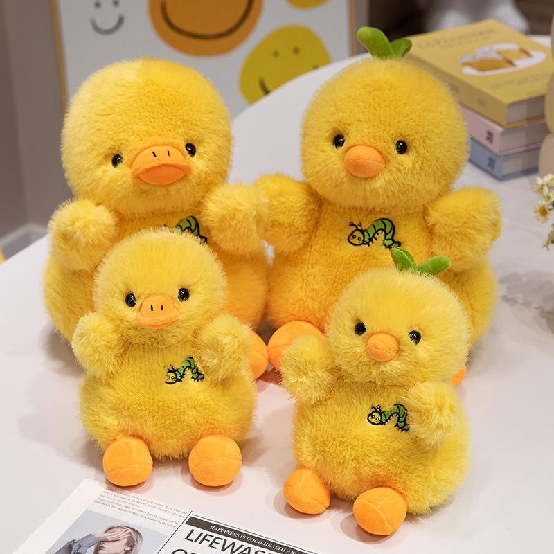 Мягкая кукла-цыпленок плюшевая игрушка желтый утенок кукла детская успокаивающая тряпичная кукла подарок на день рождения