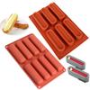 Long Strip Silicone Mousse Cake Molds Chocolate Soap Mould Twinkie Cake Pan Eclair Mold