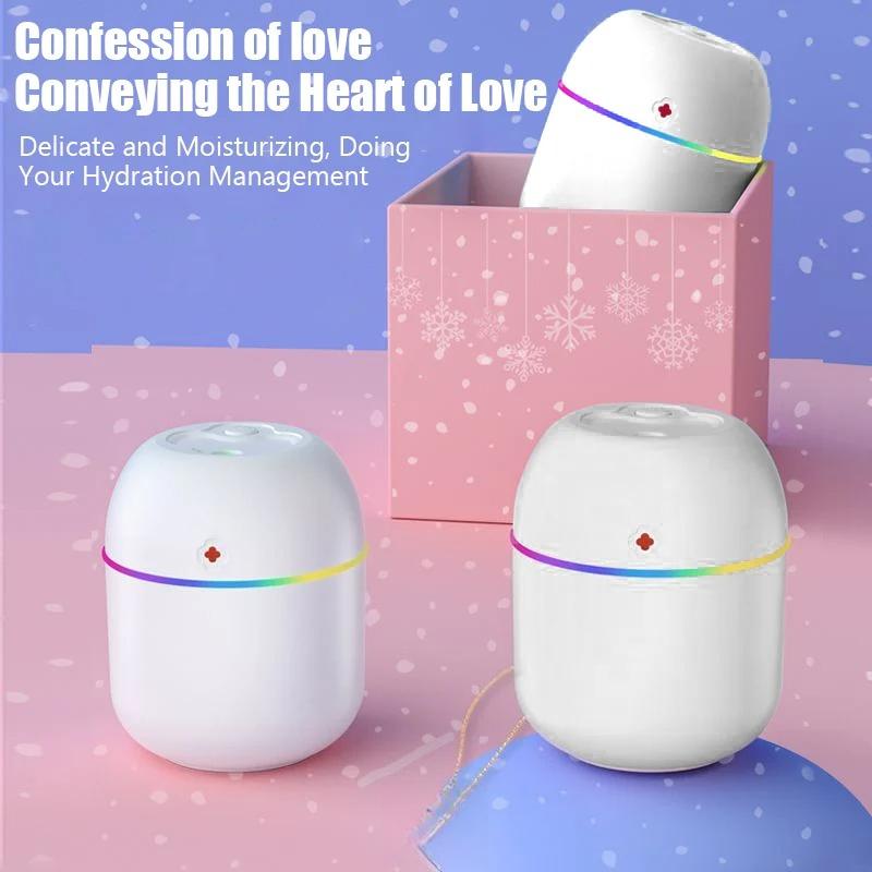Новые мини настольные увлажнители-диффузоры для дома/офиса, с романтической подсветкой, USB-диффузор для эфирных масел, очиститель воздуха для автомобиля, подарок