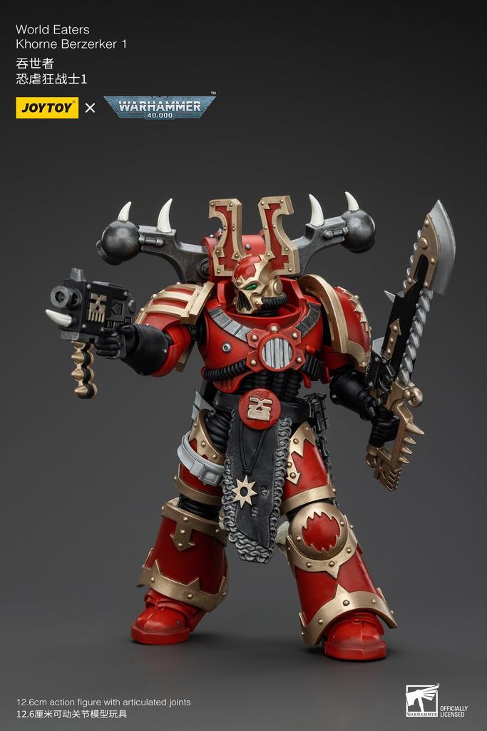 JOYTOY Warhammer World Eater Khorne Berzerker 1 Масштабная Экшн-фигурка 40,000 1/18 (Собранный)