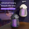 Mini Gnats Zapper USB Powered Electric Shock Fly Zapper with UV LED Light Indoor Outdoor Home Camping Patio Hanging Fly Trap Lamp