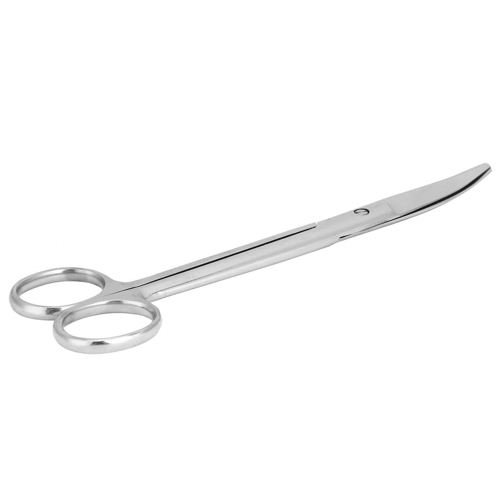 18cm Stainless Steel Scissor Veterinary Pet Farm Animal Curved Round Scissors Household Tool
