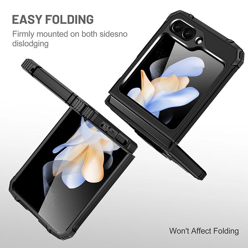 Для Samsung Z Flip5 flip6 flip 6 Противоударная Жесткая Крышка Чехол Funda для Samsung Galaxy Z Flip 5 Flip5 Zflip5 5G Сумка для Мобильного Телефона