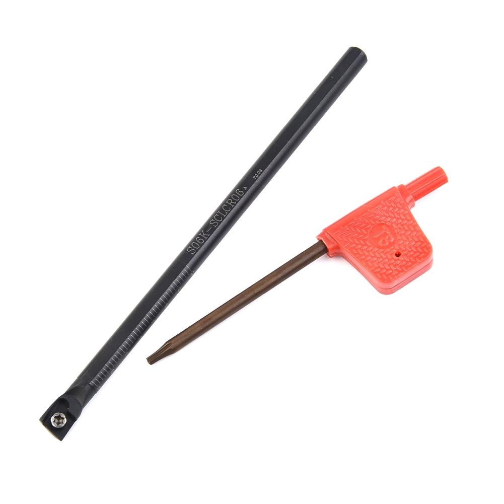 Металлический материал SCLCR06 токарный расточный резец с CCMT060204HM вставкой 67810 мм