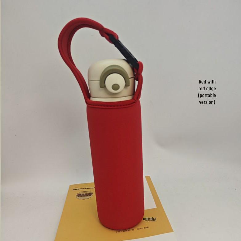 Универсальная термокружка с защитой от падений и переносным ремнем через плечо