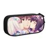 Милые Пеналы Kawaii Kashou Minaduki N-Nekopara Vanilla Chocola для Девочки Мальчика Большая Вместимость Игровой Пенал Школьные Принадлежности