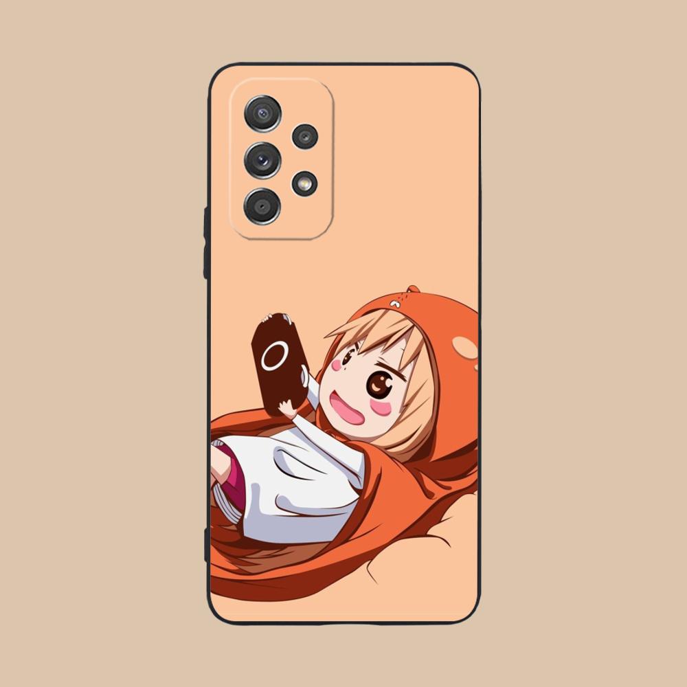 Аниме Умару Чан Дома Чехол для телефона для Samsung Galaxy M55 54 42 35 34 33 32 23 22 15 14 13 12 F55 5G Цветной Чехол Красивый Роскошный