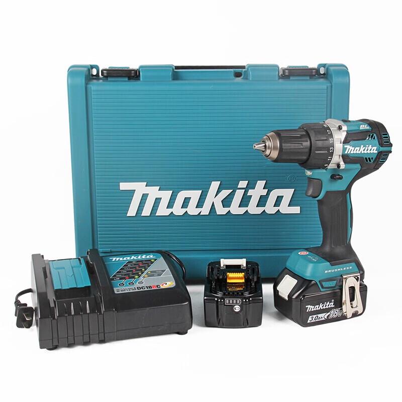 Makita DDF484 18В Бесщеточная дрель-шуруповерт Вилка CN (адаптер в комплекте)
