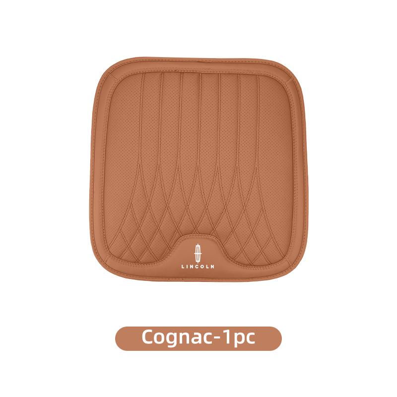 Car Leather Seat Cushion Anti-slip Breathable For Lincoln MKZ MKX Aviator Navigator Continental Corsair MKC MKT Nautilus Voyager qnl0
