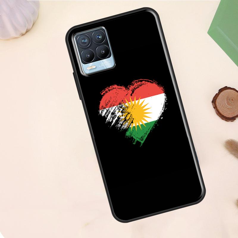 Kurdistan Flag Case For Realme C67 C71 C63 C61 C55 C51 C53 C35 C65 C75 11 12 13 14 Pro Plus GT6 GT7 15 Pro
