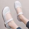 2025 весна новые одиночные туфли говяжьи сухожилия мягкая подошва удобные нескользящие износостойкие плоские подошвы долго стоят не устают люди среднего и пожилого возраста