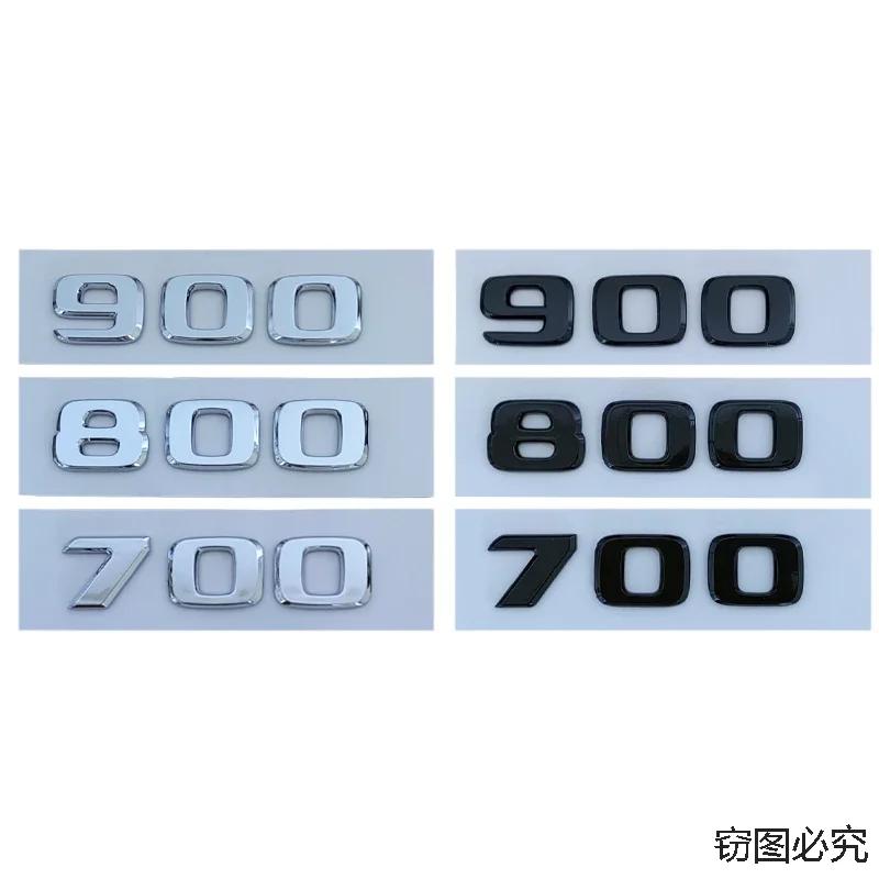 ABS Car Body Side Letters Badge Tail Trunk Sticker for Mercedes Benz G700 G800 G900 900 800 700 Emblem W210 W213 W204 W251 W111