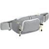 [Mizuno] 2-Way Waist Pouch CR Unisex F Gray/Lime