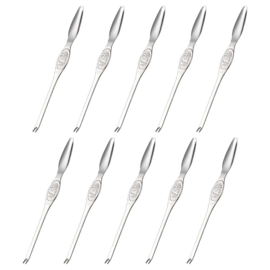 Takagi Stainless Steel Crab Set of Made in Ideal for scooping crab innards and even the meat from thin Spoons, 10. Japan. legs.