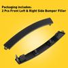 Fit CRV Front Honda 2007-2011 Bumper Fender Wheel Molding Trim 71103-SWA PAIR