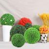 Artificial Plant Topiary Ball Decoration Faux Boxwood Ball UV Resistant Realistic Multi-Layer Outdoor Backyard Porch Garden Fake Green Leaves