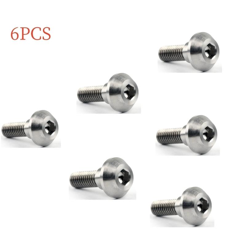 1 шт. 6 шт. 12 шт. M6 x 20 мм Ti дисковые тормозные роторные болты для Suzuki GSXR для Yamaha R1 R6R1 R6 YZF тормозные дисковые винты детали мотоцикла