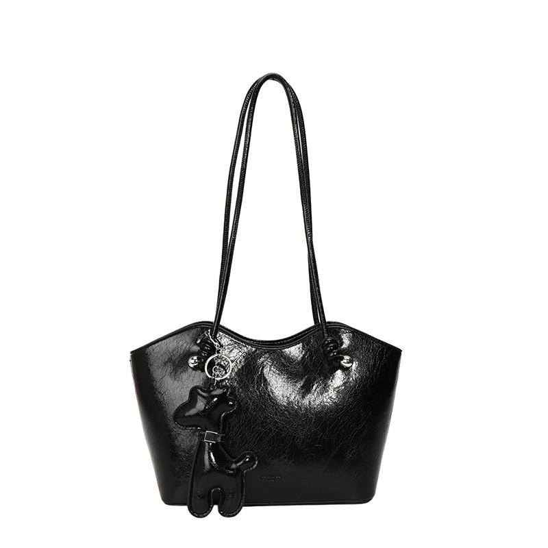 Color Solid Trendy Pu Bag Inner Zippered Compartments Classic Design Travel Bags