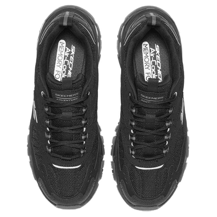 Skechers Износостойкий захват Износостойкий захват Низкие походные ботинки Женские Угольно-черные 180108-BBK