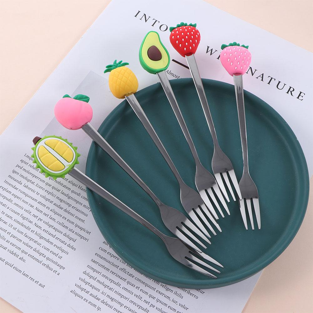 Steel Sugar Ice Cream Kitchen Tool Dinnerware Cake Coffee Spoon Fruit Fork Teaspoon Stirring Spoon