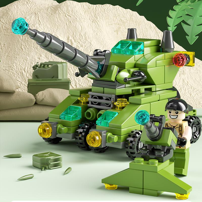 Building Blocks SWAT Educational Toys 6 IN 1 City Series Blocks Toys for Boys Gifts for Kids