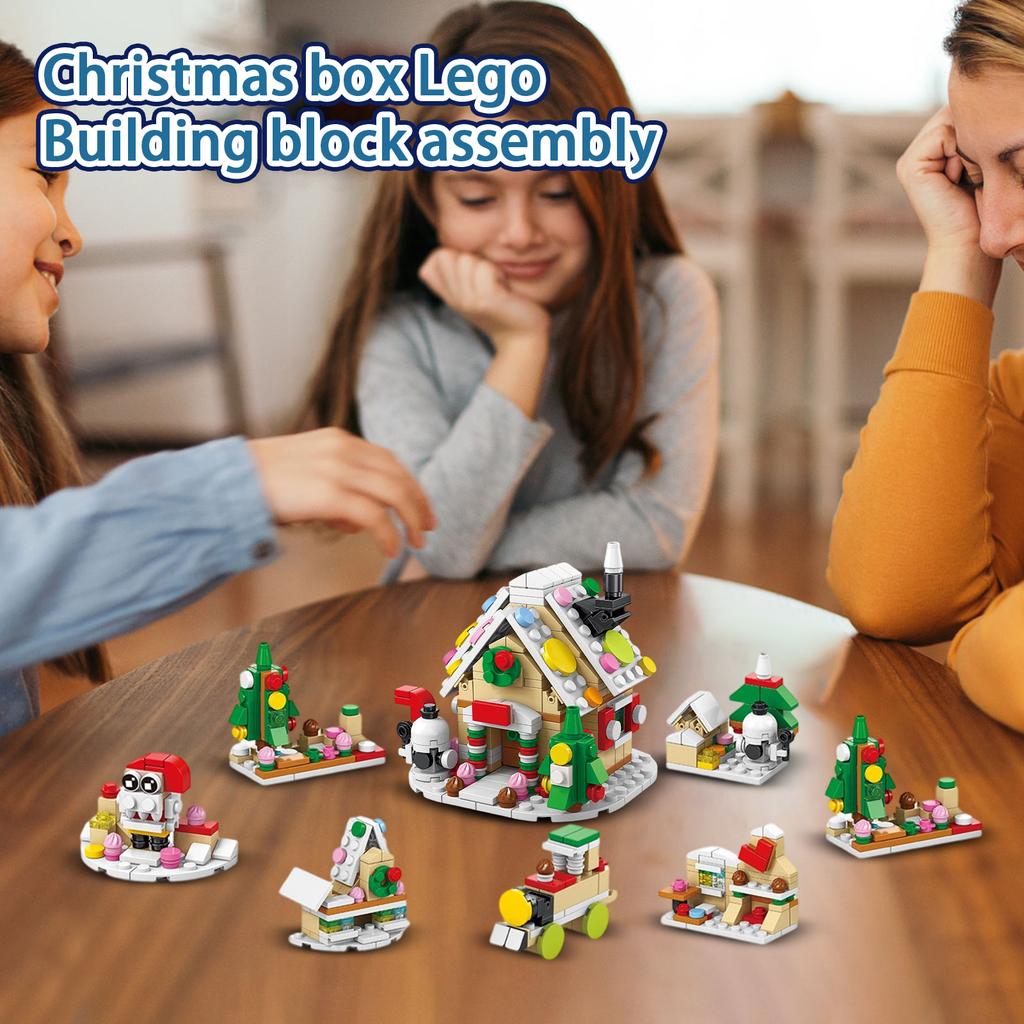 Пряничный домик Строительство Рождественская коробка Рождественская сборка