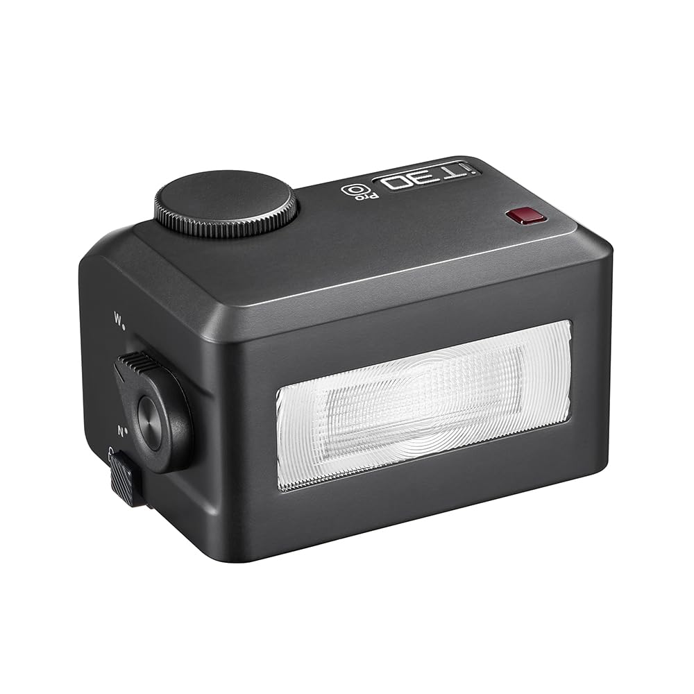 GODOX iT30Pro O Camera Flash Black TTL Rechargeable Touchscreen Color 560 Full Wireless Master Slave Compact 269048 (for OM/Panasonic) On-Camera