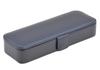 COBU New Genuine Leather Magnetic Pencil Case C14 Removable Pen Holder and Eraser (with Compartment) (Navy)