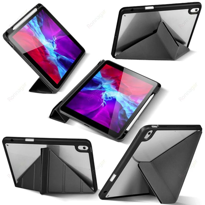 С держателем для карандаша Чехол для IPad A16 Air11 M2 M3 2025 2024 IPad Air5 Air4 Поколение IPad Pro11 M4 M2 10-е 9-е 8 7 10.2'' Air3 10.5 9.7