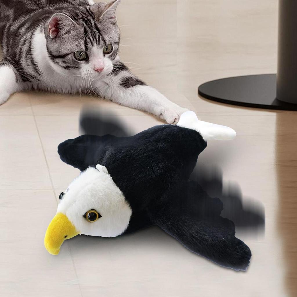 Flappy Bird Cat Toy Flying USB Electric Cat Bird Toy Pet Accessory For Scratching Exercise Mental Stimulation Hunting Simulation