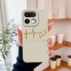 Чехол для Realme 16 Pro Plus Минималистичные Сердечки Высококачественный Жидкий Силикон Полная Защита Чехол для Телефона Для Realme16 Pro+ Fundas