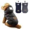 Одежда для собак Осень-зима Пальто для щенков, куртка для маленьких и средних собак, утепленная теплая одежда для чихуахуа и йорков, одежда для домашних животных