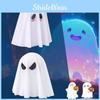 Girl Costume Ghost Double Sided Headwear Cosplay Halloween Performance Stage