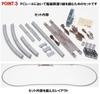 TOMYTEC TOMIX N Gauge Rail Set Double Track Double Crossing Point Set 91029 Railway Model Rail Set