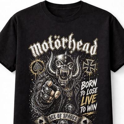 Motrhead Ace Of Spades Warpig Heavy Metal Band Graphic Unisex TShirt